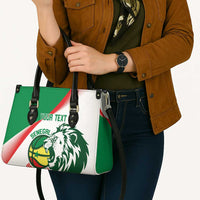 Senegal Basketball Custom Leather Bag Come On Lions - Wonder Print Shop