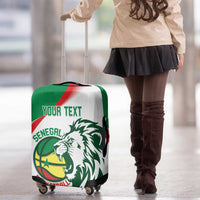 Senegal Basketball Custom Luggage Cover Come On Lions - Wonder Print Shop