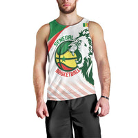 Senegal Basketball Custom Men Tank Top Come On Lions - Wonder Print Shop