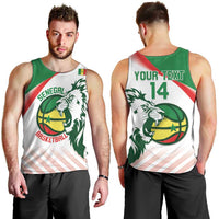 Senegal Basketball Custom Men Tank Top Come On Lions - Wonder Print Shop