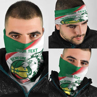 Senegal Basketball Custom Neck Gaiter Come On Lions - Wonder Print Shop