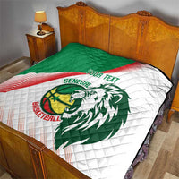 Senegal Basketball Custom Quilt Come On Lions - Wonder Print Shop