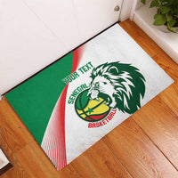 Senegal Basketball Custom Rubber Doormat Come On Lions - Wonder Print Shop