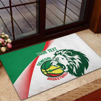Senegal Basketball Custom Rubber Doormat Come On Lions - Wonder Print Shop