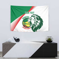 Senegal Basketball Custom Tapestry Come On Lions - Wonder Print Shop