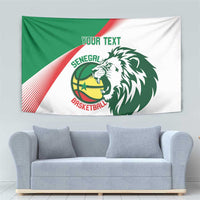 Senegal Basketball Custom Tapestry Come On Lions - Wonder Print Shop