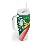 Senegal Basketball Custom Tumbler With Handle Come On Lions - Wonder Print Shop