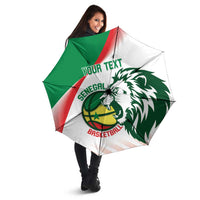 Senegal Basketball Custom Umbrella Come On Lions - Wonder Print Shop