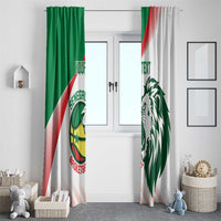 Senegal Basketball Custom Window Curtain Come On Lions - Wonder Print Shop