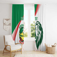 Senegal Basketball Custom Window Curtain Come On Lions - Wonder Print Shop