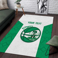 Nigeria Basketball Custom Area Rug Come On Tigers - Wonder Print Shop