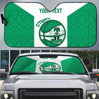 Nigeria Basketball Custom Auto Sun Shade Come On Tigers - Wonder Print Shop