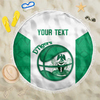 Nigeria Basketball Custom Beach Blanket Come On Tigers - Wonder Print Shop