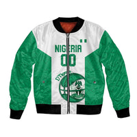 Nigeria Basketball Custom Bomber Jacket Come On Tigers - Wonder Print Shop