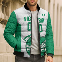 Nigeria Basketball Custom Bomber Puffer Jacket Come On Tigers - Wonder Print Shop