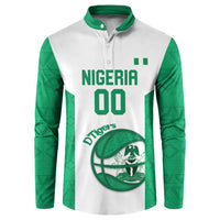 Nigeria Basketball Custom Button Sweatshirt Come On Tigers - Wonder Print Shop