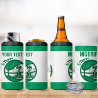 Nigeria Basketball Custom 4 in 1 Can Cooler Tumbler Come On Tigers - Wonder Print Shop