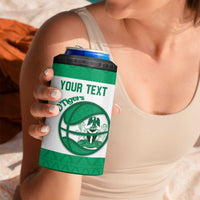 Nigeria Basketball Custom 4 in 1 Can Cooler Tumbler Come On Tigers - Wonder Print Shop