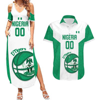 Nigeria Basketball Custom Couples Matching Summer Maxi Dress and Hawaiian Shirt Come On Tigers - Wonder Print Shop