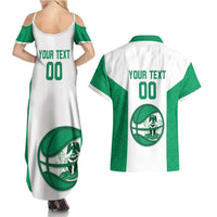 Nigeria Basketball Custom Couples Matching Summer Maxi Dress and Hawaiian Shirt Come On Tigers - Wonder Print Shop
