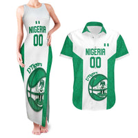 Nigeria Basketball Custom Couples Matching Tank Maxi Dress and Hawaiian Shirt Come On Tigers - Wonder Print Shop