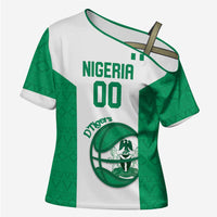 Nigeria Basketball Custom Cross Shoulder Shirt Come On Tigers - Wonder Print Shop