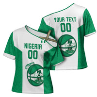Nigeria Basketball Custom Cross Shoulder Shirt Come On Tigers - Wonder Print Shop