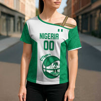 Nigeria Basketball Custom Cross Shoulder Shirt Come On Tigers - Wonder Print Shop