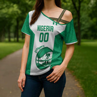 Nigeria Basketball Custom Cross Shoulder Shirt Come On Tigers - Wonder Print Shop