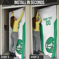 Nigeria Basketball Custom Door Cover Come On Tigers - Wonder Print Shop