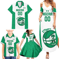 Nigeria Basketball Custom Family Matching Summer Maxi Dress and Hawaiian Shirt Come On Tigers - Wonder Print Shop