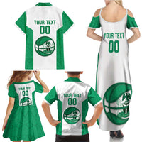 Nigeria Basketball Custom Family Matching Summer Maxi Dress and Hawaiian Shirt Come On Tigers - Wonder Print Shop