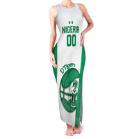 Nigeria Basketball Custom Family Matching Tank Maxi Dress and Hawaiian Shirt Come On Tigers - Wonder Print Shop