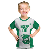 Nigeria Basketball Custom Kid T Shirt Come On Tigers - Wonder Print Shop