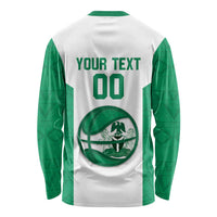 Nigeria Basketball Custom Long Sleeve Shirt Come On Tigers - Wonder Print Shop