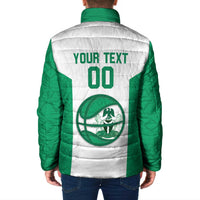 Nigeria Basketball Custom Padded Jacket Come On Tigers - Wonder Print Shop