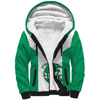 Nigeria Basketball Custom Sherpa Hoodie Come On Tigers - Wonder Print Shop