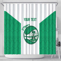 Nigeria Basketball Custom Shower Curtain Come On Tigers - Wonder Print Shop