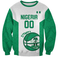Nigeria Basketball Custom Sweatshirt Come On Tigers - Wonder Print Shop