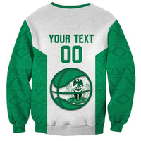 Nigeria Basketball Custom Sweatshirt Come On Tigers - Wonder Print Shop
