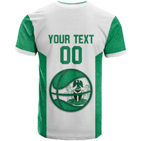 Nigeria Basketball Custom T Shirt Come On Tigers - Wonder Print Shop