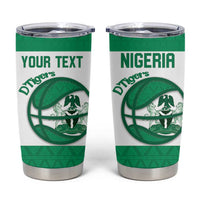 Nigeria Basketball Custom Tumbler Cup Come On Tigers - Wonder Print Shop