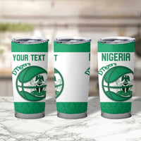 Nigeria Basketball Custom Tumbler Cup Come On Tigers - Wonder Print Shop