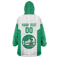 Nigeria Basketball Custom Wearable Blanket Hoodie Come On Tigers - Wonder Print Shop
