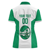 Nigeria Basketball Custom Women Polo Shirt Come On Tigers - Wonder Print Shop