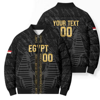 Egypt Basketball Custom Bomber Puffer Jacket Come On Pharaohs - Wonder Print Shop