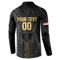 Egypt Basketball Custom Button Sweatshirt Come On Pharaohs - Wonder Print Shop