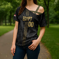 Egypt Basketball Custom Cross Shoulder Shirt Come On Pharaohs - Wonder Print Shop