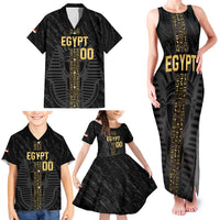 Egypt Basketball Custom Family Matching Tank Maxi Dress and Hawaiian Shirt Come On Pharaohs - Wonder Print Shop