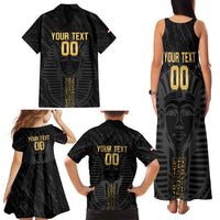 Egypt Basketball Custom Family Matching Tank Maxi Dress and Hawaiian Shirt Come On Pharaohs - Wonder Print Shop